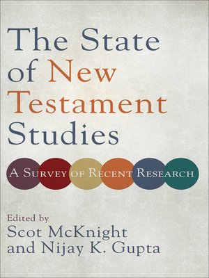 cover image of The State of New Testament Studies